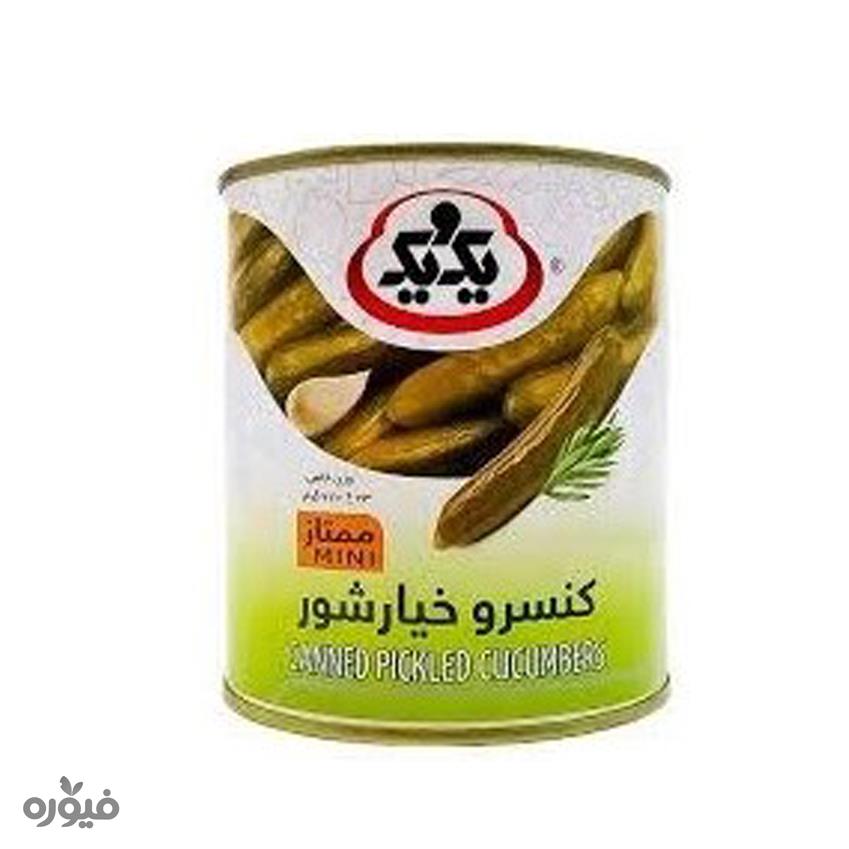 کنسرو خیارشور درجه یک 770گرمی یک و یک