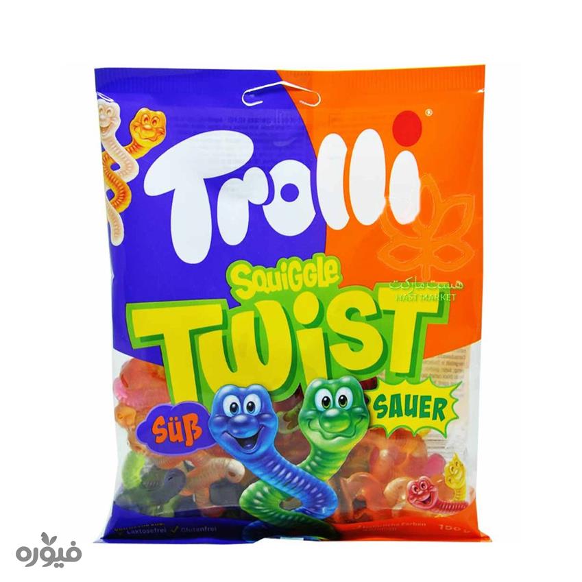 پاستیل مار 150 گرمی trolli