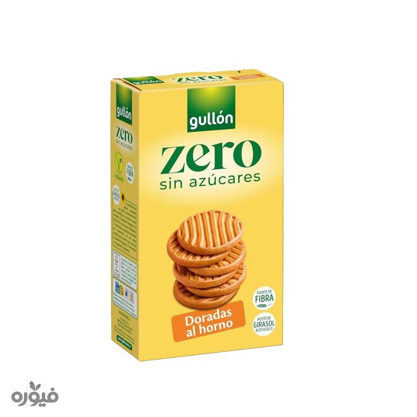 بیسکوییت بدون شکر330 گرم short bread برند gullon
