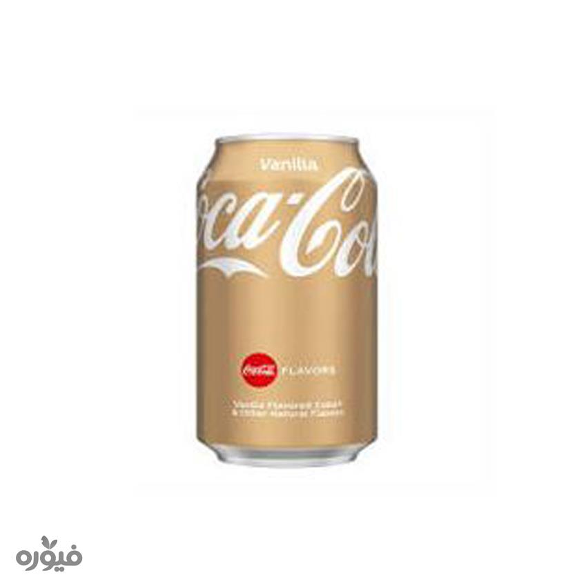نوشابه گازدار با طعم وانیل 330ml کوکاکولا