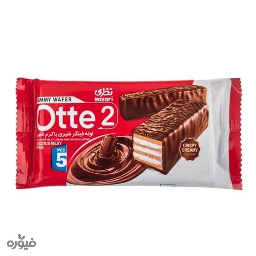بیسکویت otte فینگر شیری با کرم شیری 45 کرمی نظری