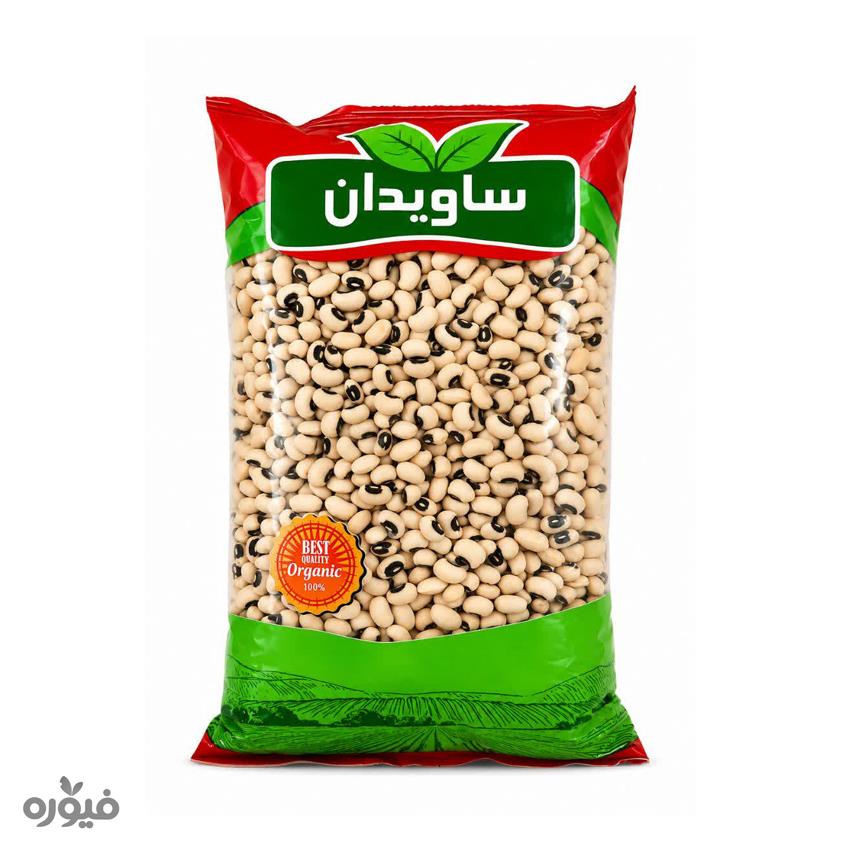 لوبیا چشم بلبلی 800گرمی ساویدان