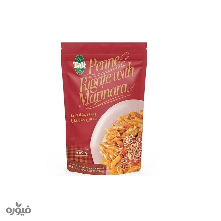 پنه ریگاته با سس مارینارا 180گرمی تک ماکارون