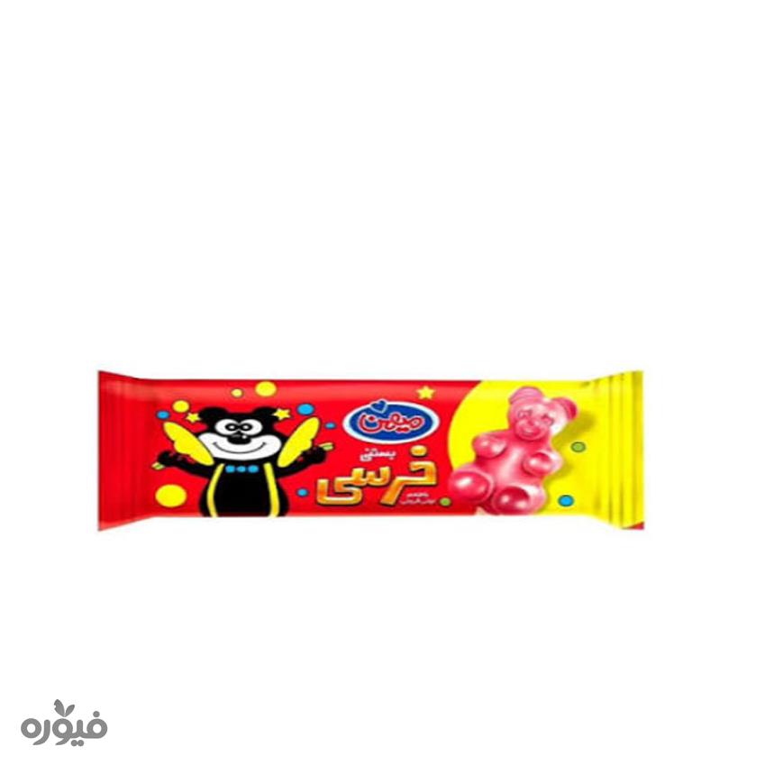 بستنی خرسی با طعم توتی فروتی 65گرمی میهن