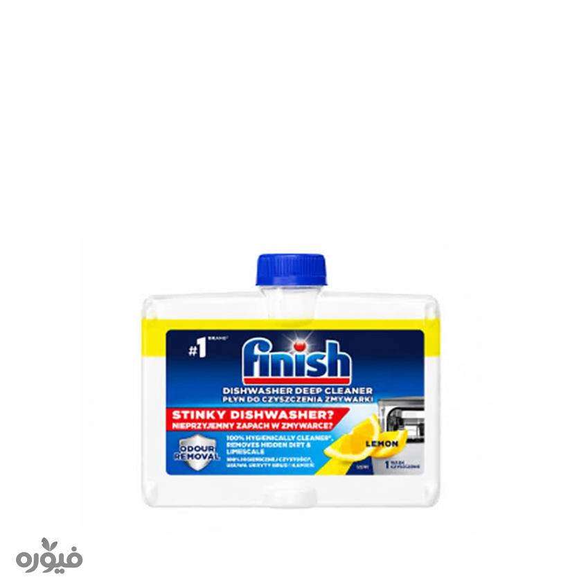جرمگیر عمیق ماشین ظرفشویی با رایحه لیمو 250ml فینیش