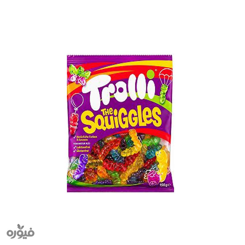 پاستیل کرم ابریشم 150گرمی trolli