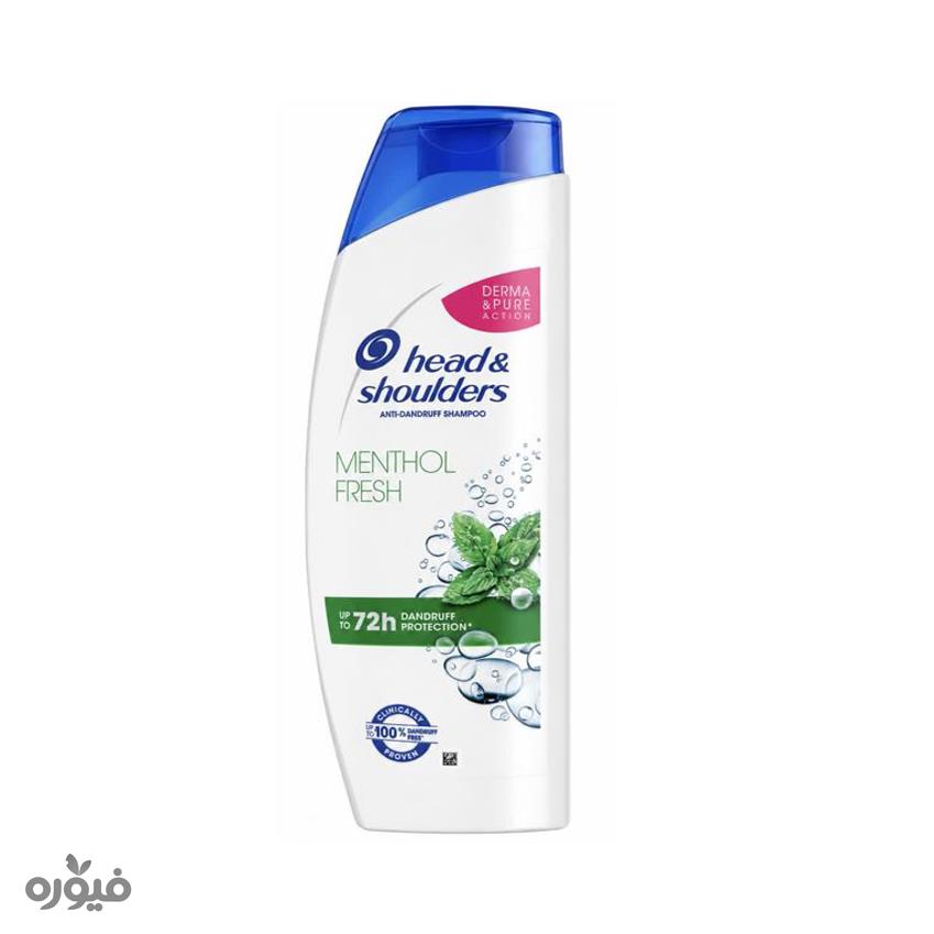 شامپو ضد شوره-خارش با رایحه نعناع 400ml هد شولدرز(Head &sholders)