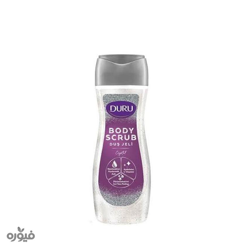 اسکراب و ژل شستسو بدن کریستال 450ml دورو