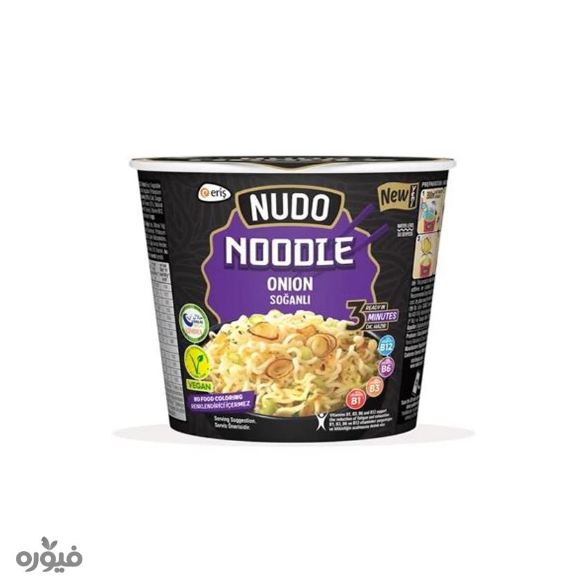 نودل لیوانی با طعم پیاز 60 گرمی nudo
