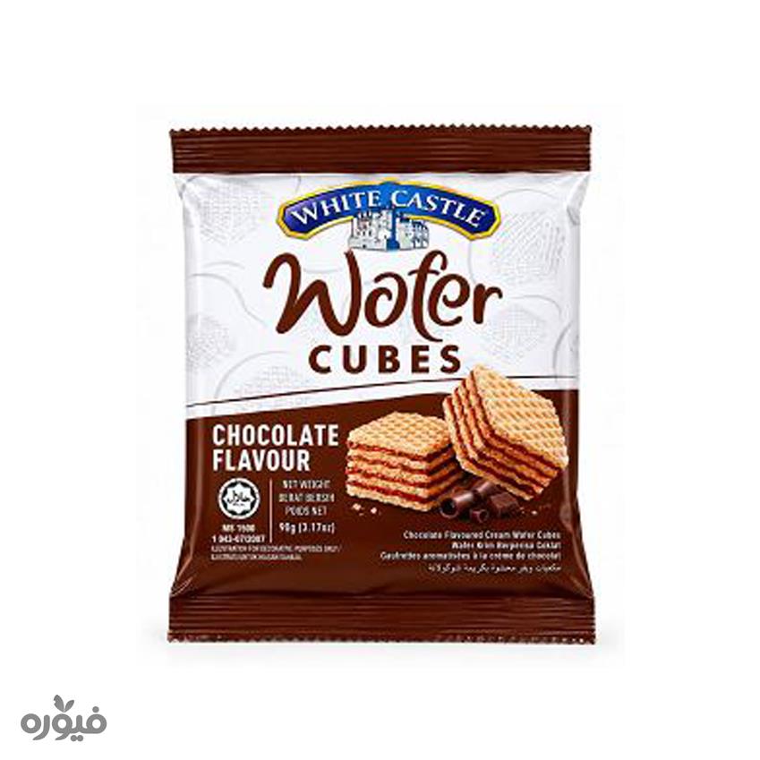 ویفر با کرم کاکائویی ۹۰ گرمی پاکتی WHITE CASTLE