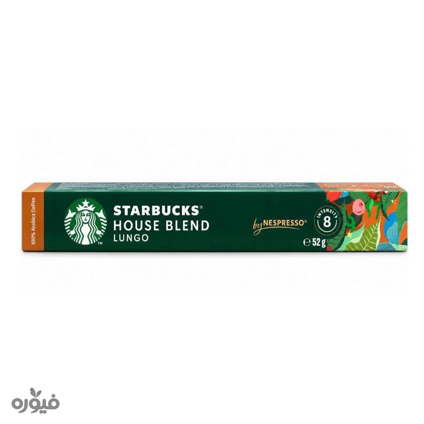 -کپسول قهوه10عددیhouse blend برند starbucks