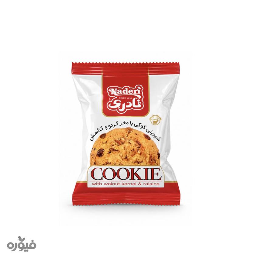 کوکی کشمش و گردو 35گرمی نادری