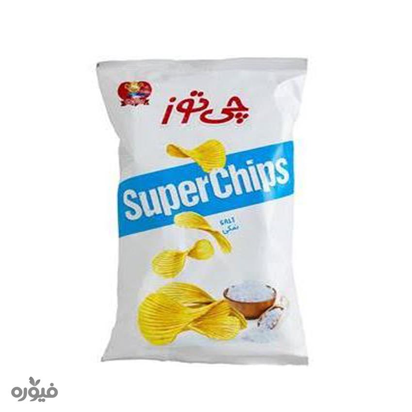 سوپر چیبس نمکی ساده120گرمی چی توز