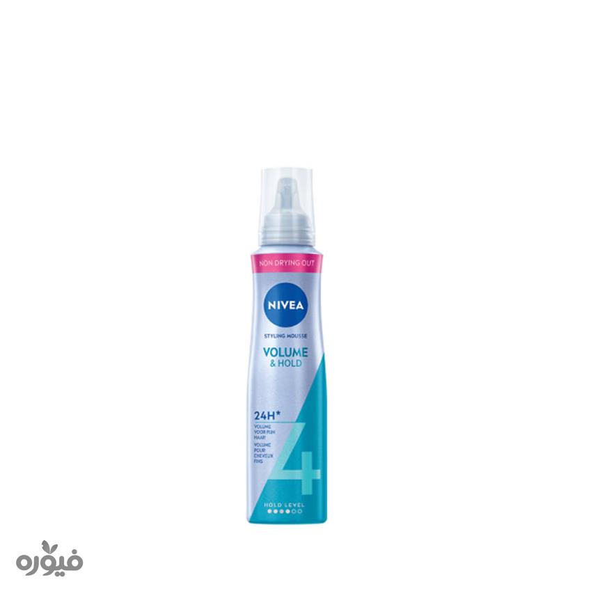 موس حجم دهنده و حالت دهنده مو 150ml Volum &Hold-ماندگاری 24ساعته نیوا(Nivea)