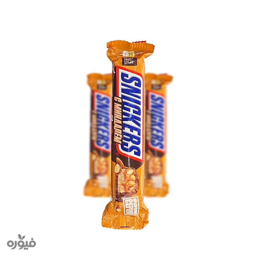 بیسکویت دوبل بادام درختی 80 گرمی اسنیکرز