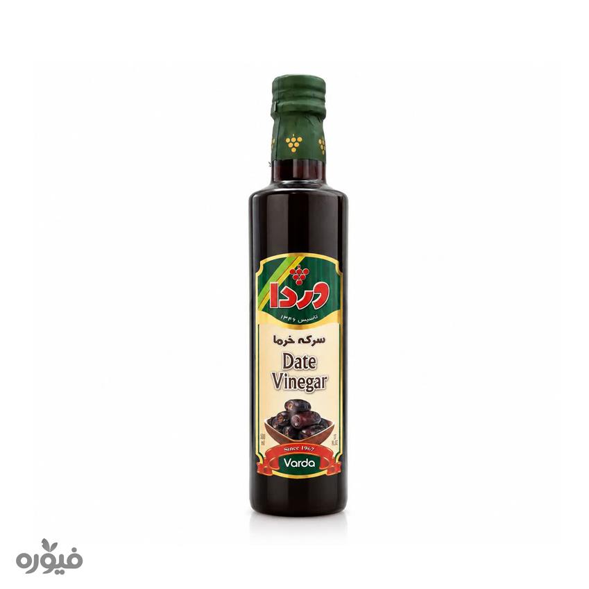 سرکه خرما 500 گرمی شیشه ای وردا