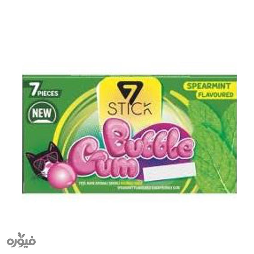 ادامس با طعم نعنا بسته 7عددی bubble gum