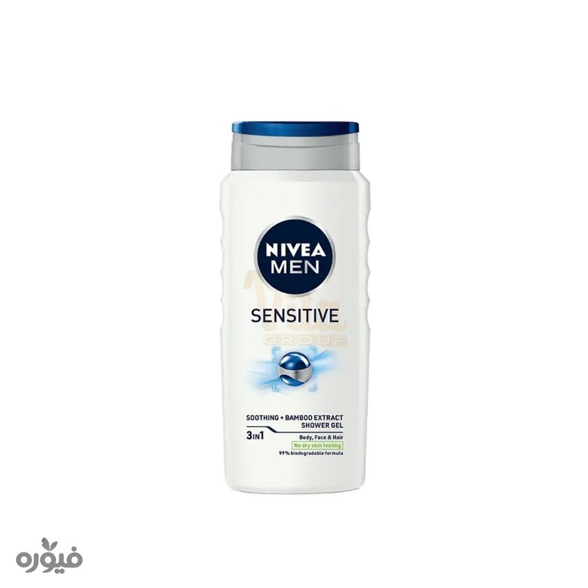 شامپو سر و بدن ویژه آقایان  مخصوص پوست‌های حساس 500ml نیوا