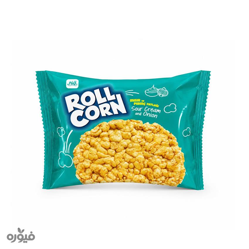 رایس کیک با طعم خامه ترش بسته دو عددی Roll Corn