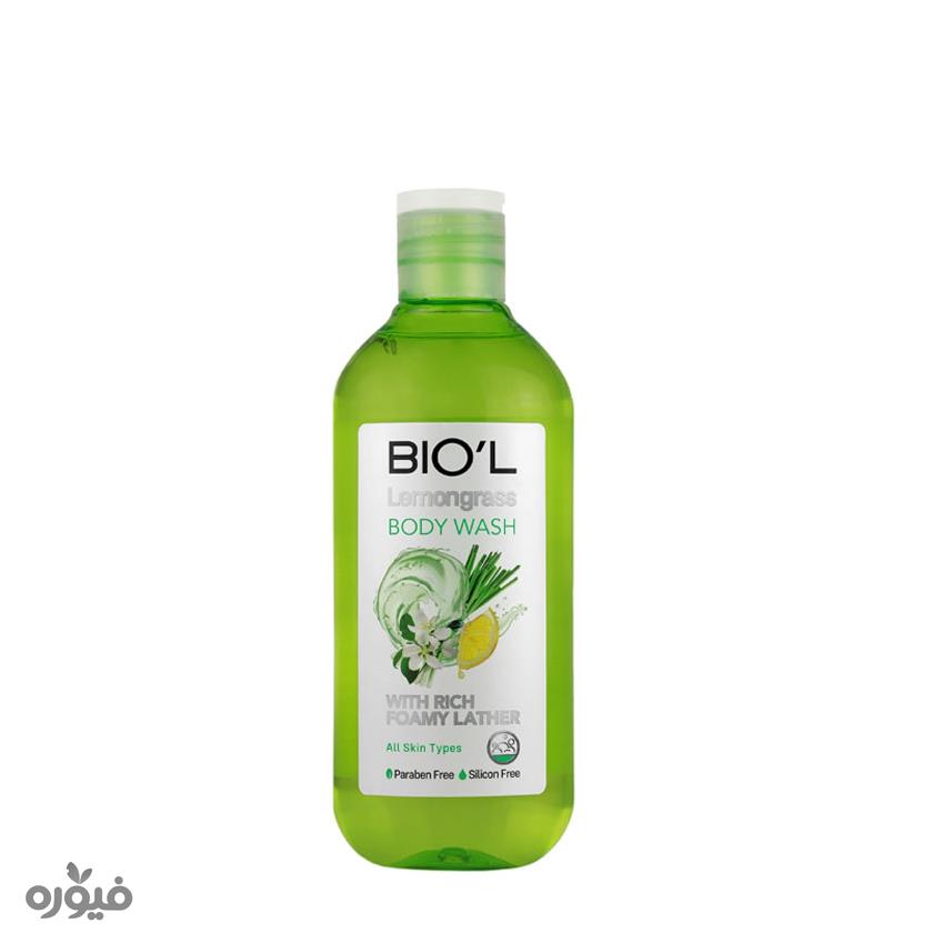 شامپو بدن شفاف با عصاره لمون گرس برای انواع پوست 400ml بیول