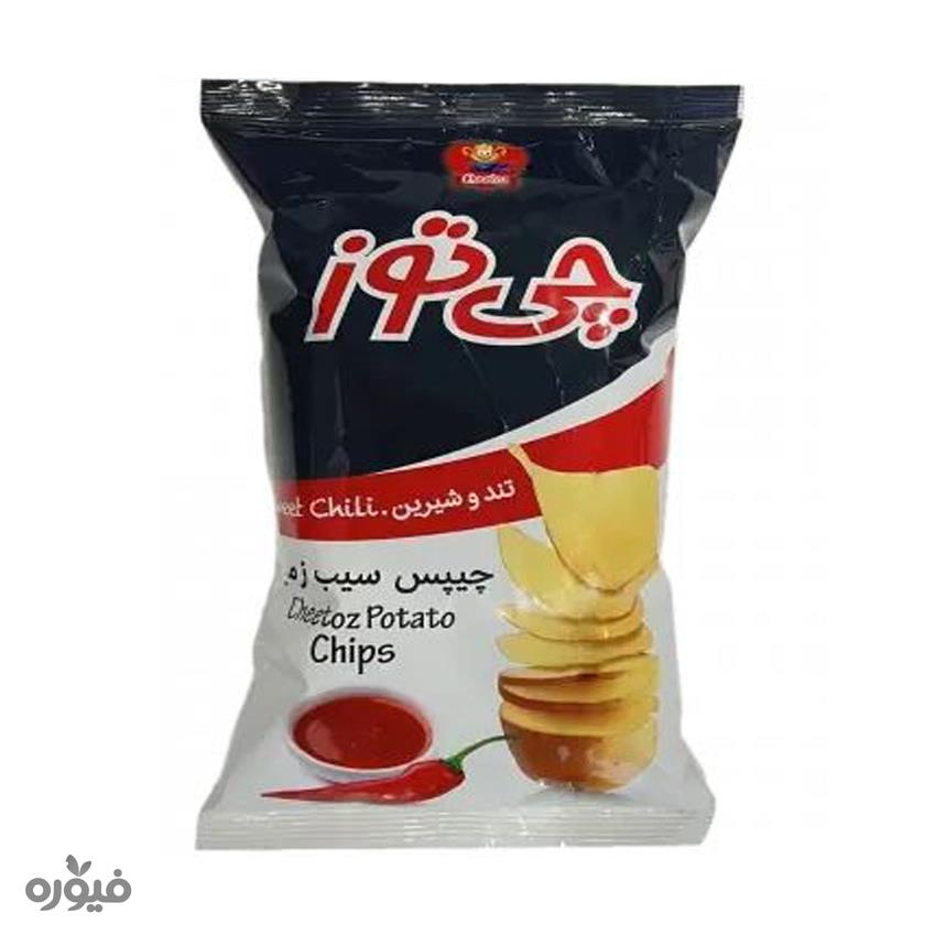 چیبس تند و شیرین 65گرمی چی توز