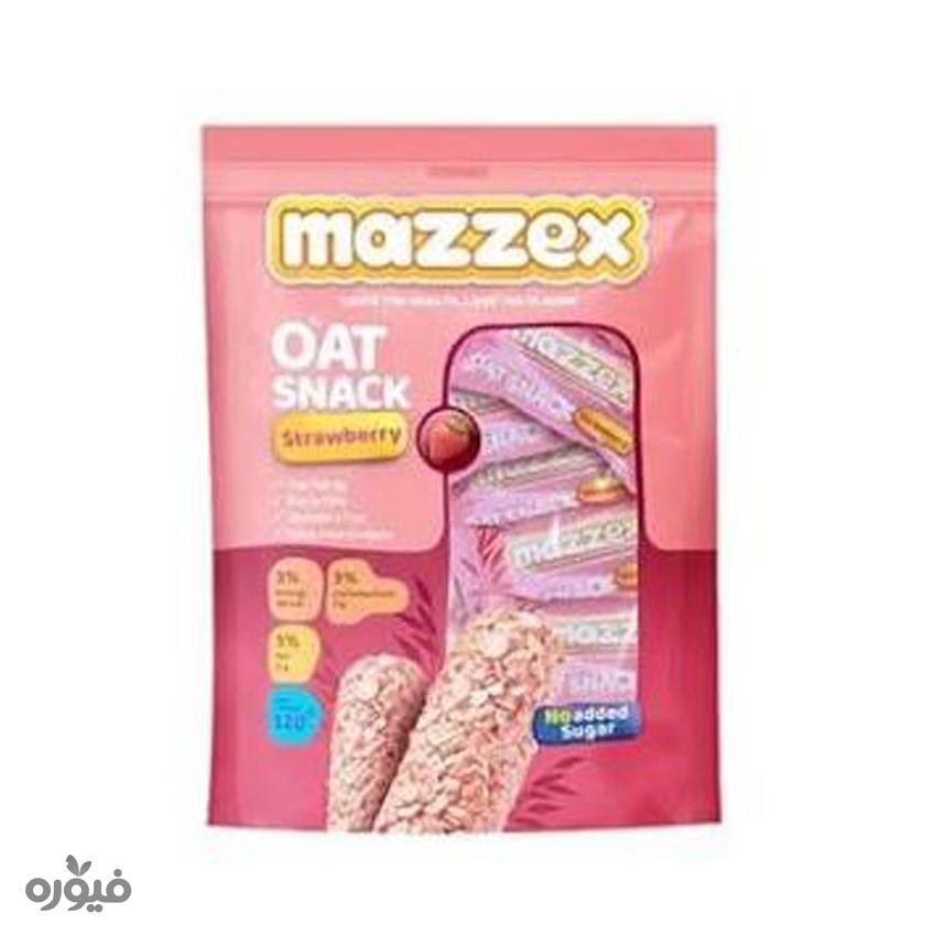 غلات اوت اسنک با طعم استرابری بسته 120گرمی مزکس