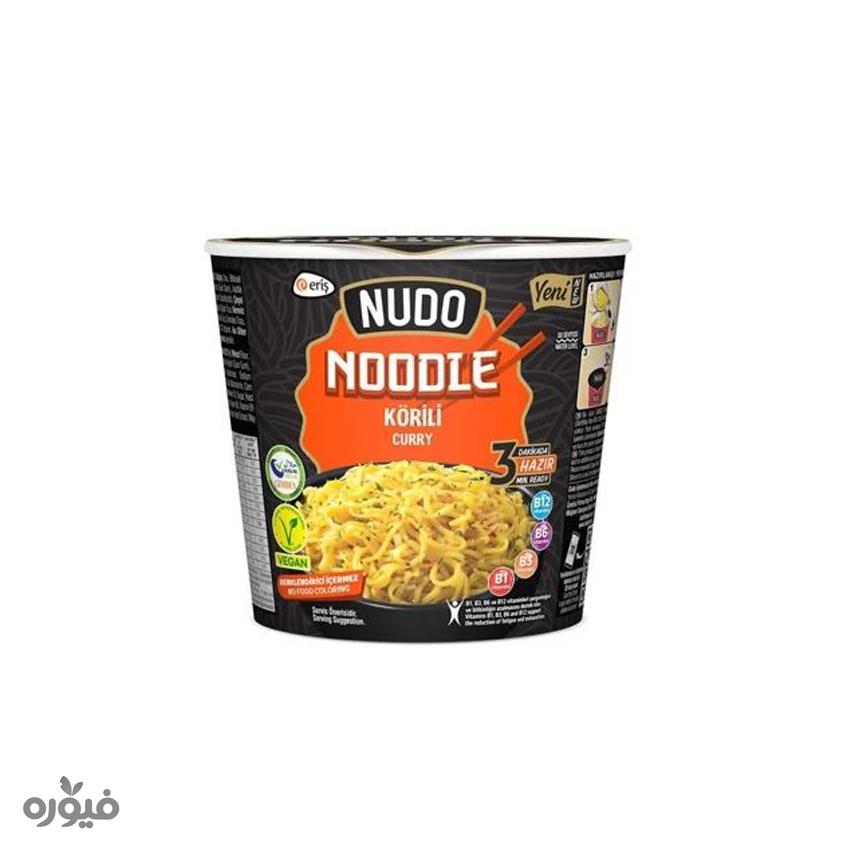 نودل لیوانی با طعم کاری 60 گرمی Nudo