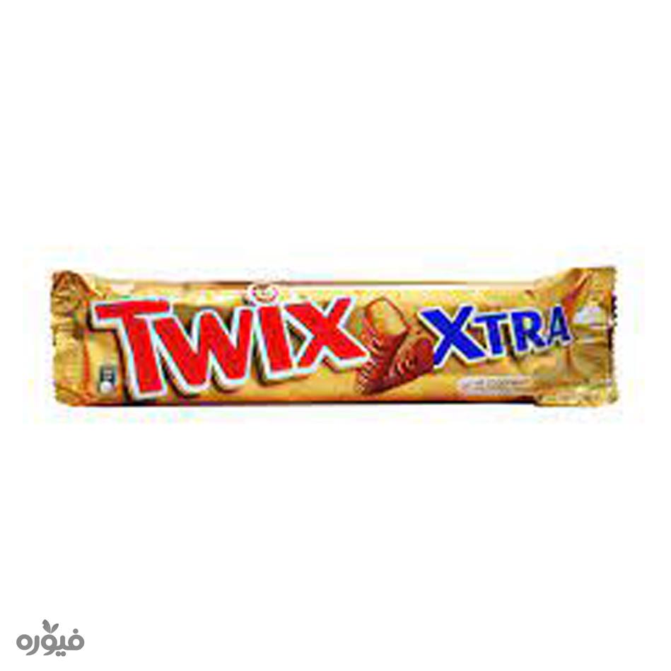 شکلات با مغز کارامل و بیسکوئیت اکسترا 75گرمی TWIX