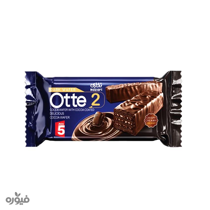 ویفر otte شکلات قهوه ایی 45 گرمی نظری