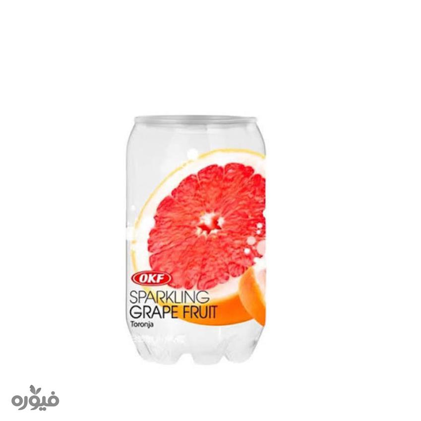 آب گازدار باطعم گریپ فروت okf 350ml