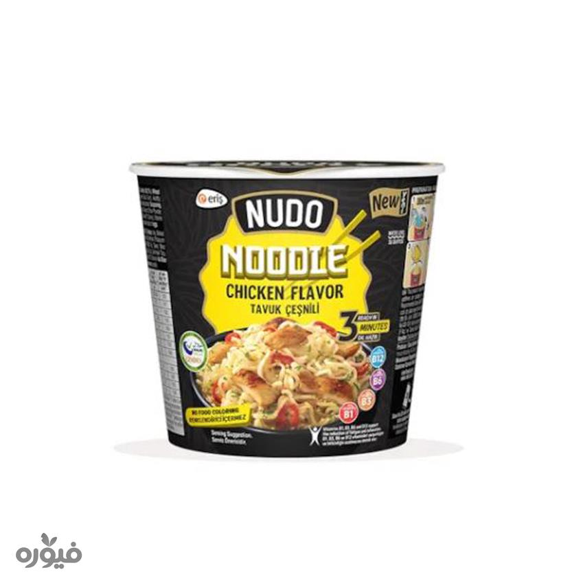 نودل لیوانی با طعم مرغ 60 گرمی nudo