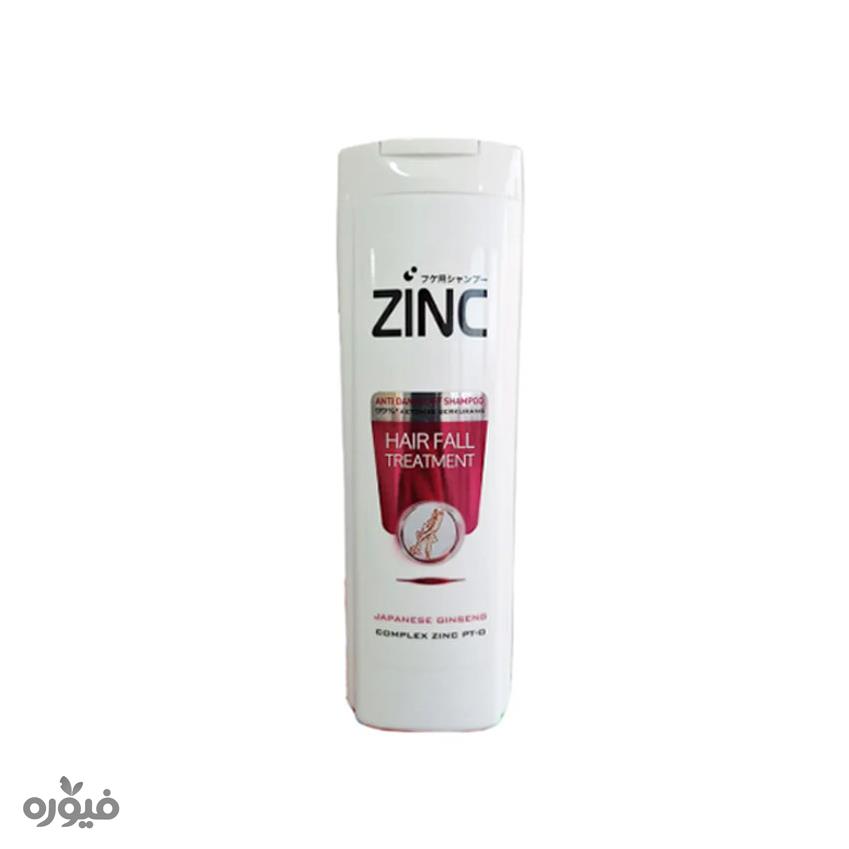 شامپو ضد شوره حاوی عصاره جینسینگ 340ml زینک