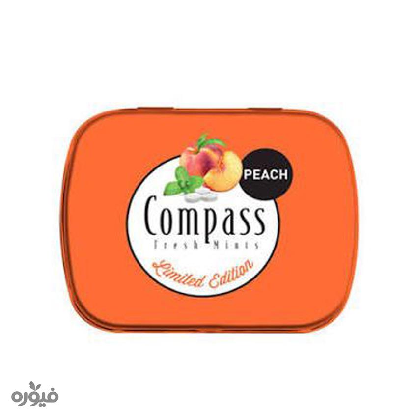 خوشبو کننده دهان  با طعم هلو قوطی 100گرمی compass