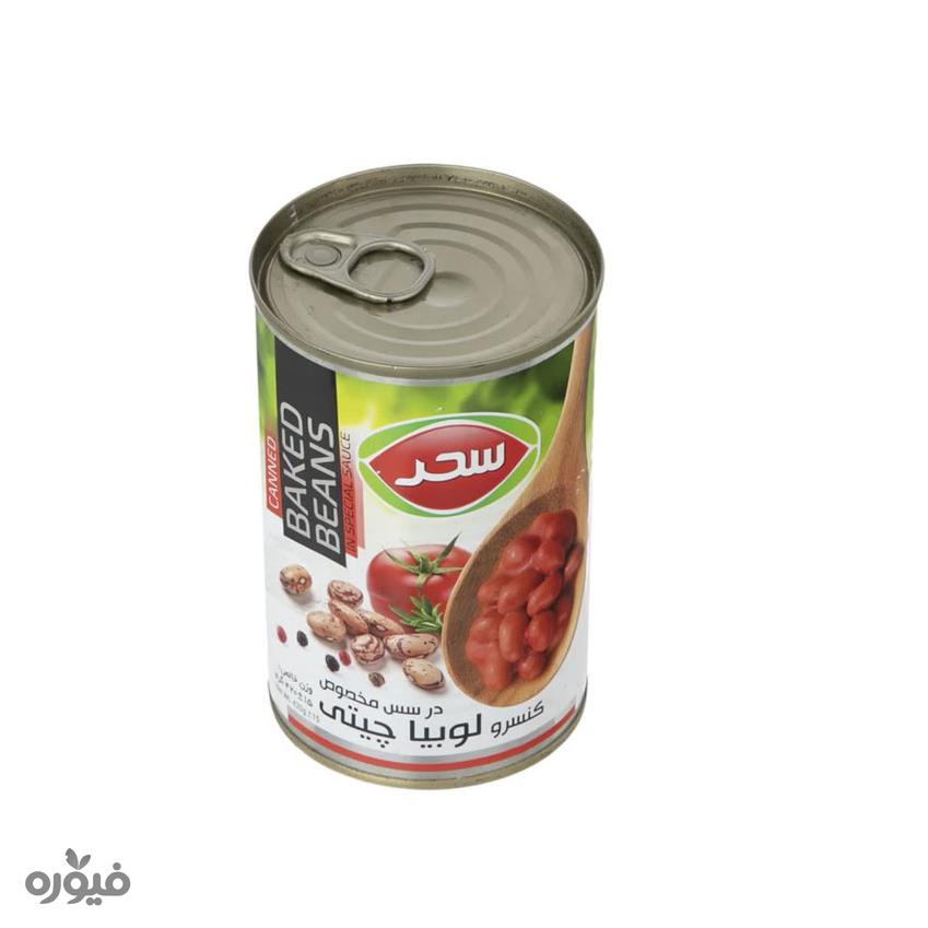 خوراک لوبیا چیتی با قارچ 420گرمی سحر