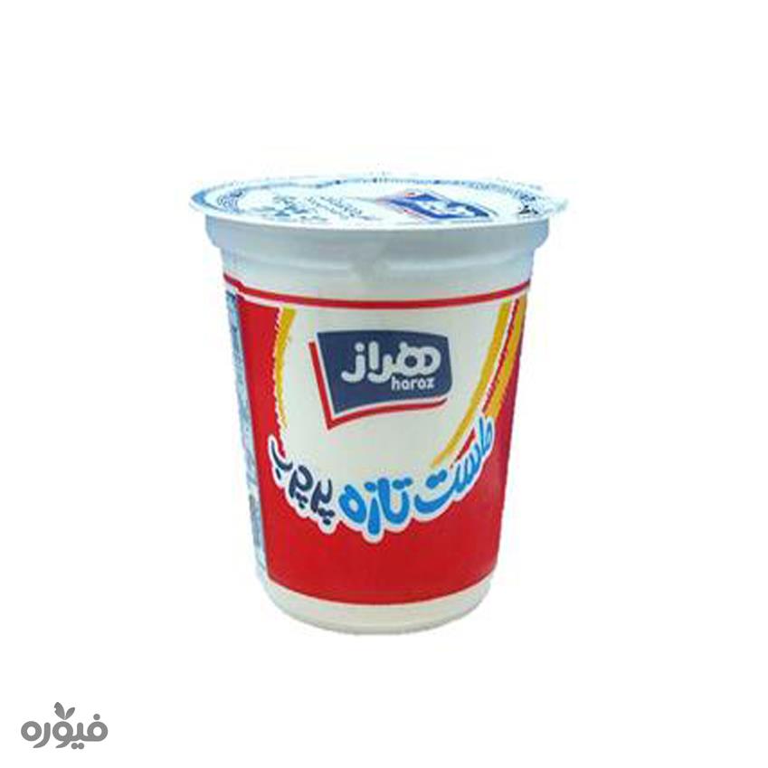 ماست تازه پرچرب 450 گرمی هراز