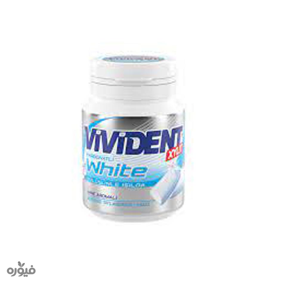 آدامس سفید کننده قوطی سفید 67گرمی  WHITE ویویدنت