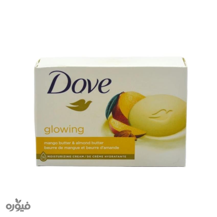 صابودن مرطوب و درخشان کننده پوست با عصاره کره ابنه و بادام 106گرمی داو(dove)