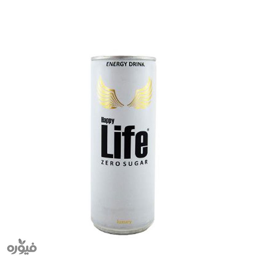 نوشابه انرژی زا زیرو 250ml هپی لایف