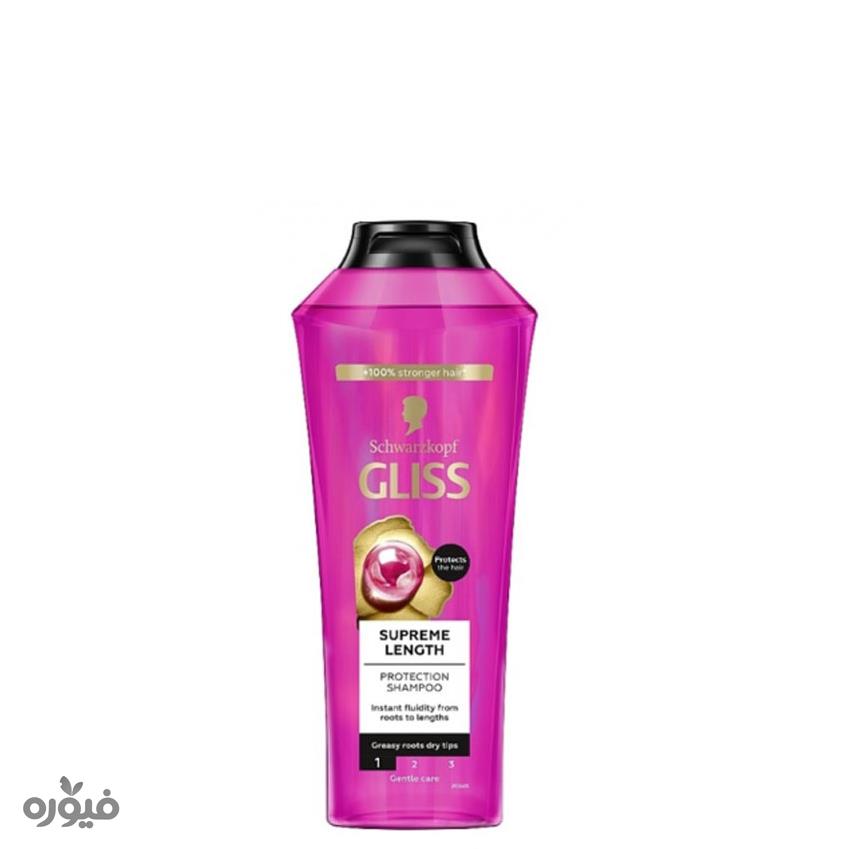 شامپو تقویت کننده موهای بلند و طروات بخش 400ML گلیس( Gliss)