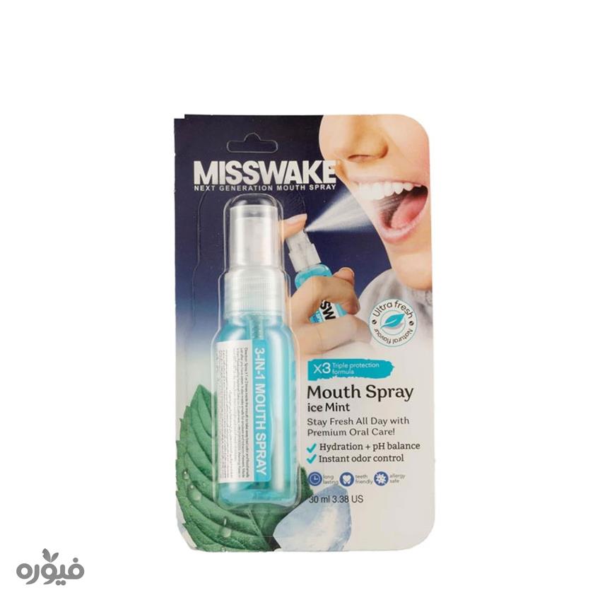 اسپری دهانشوی خوشبو کننده دهان با رایحه نعنا 30ml میسویک