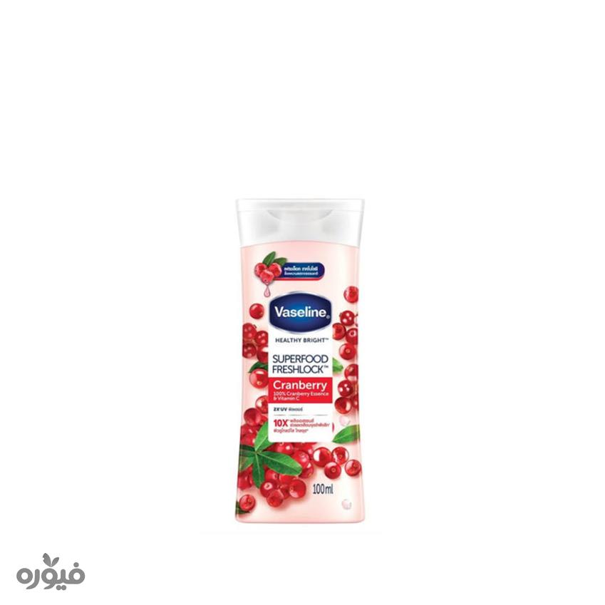 لوسیون بدن با رایحه کرنبری100ml وازلین