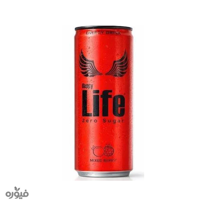 نوشیدنی انرژی زا قرمز 250ml لایف