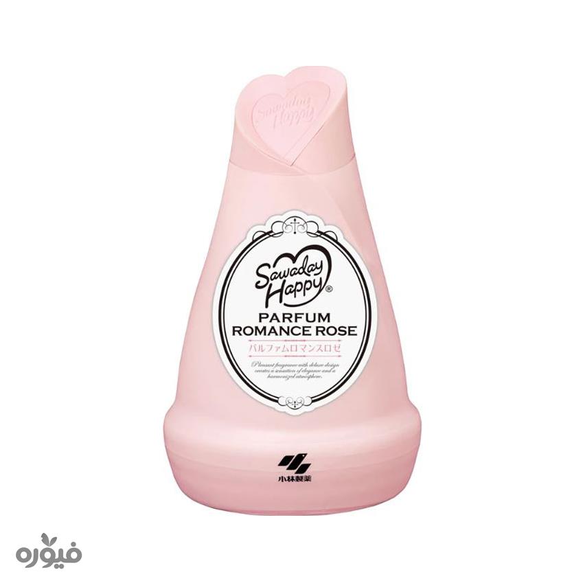 خوشبو کننده هوا با رایحه پرفیوم رومنس رز سری هپی ساوادی 150ml کوبایاشی