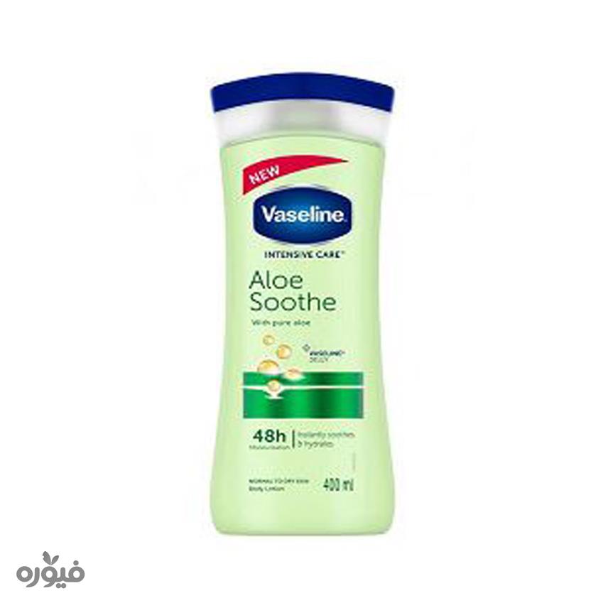 لوسیون بدن ابرسان با رایحه  الوئه ورا 400ml وازلین