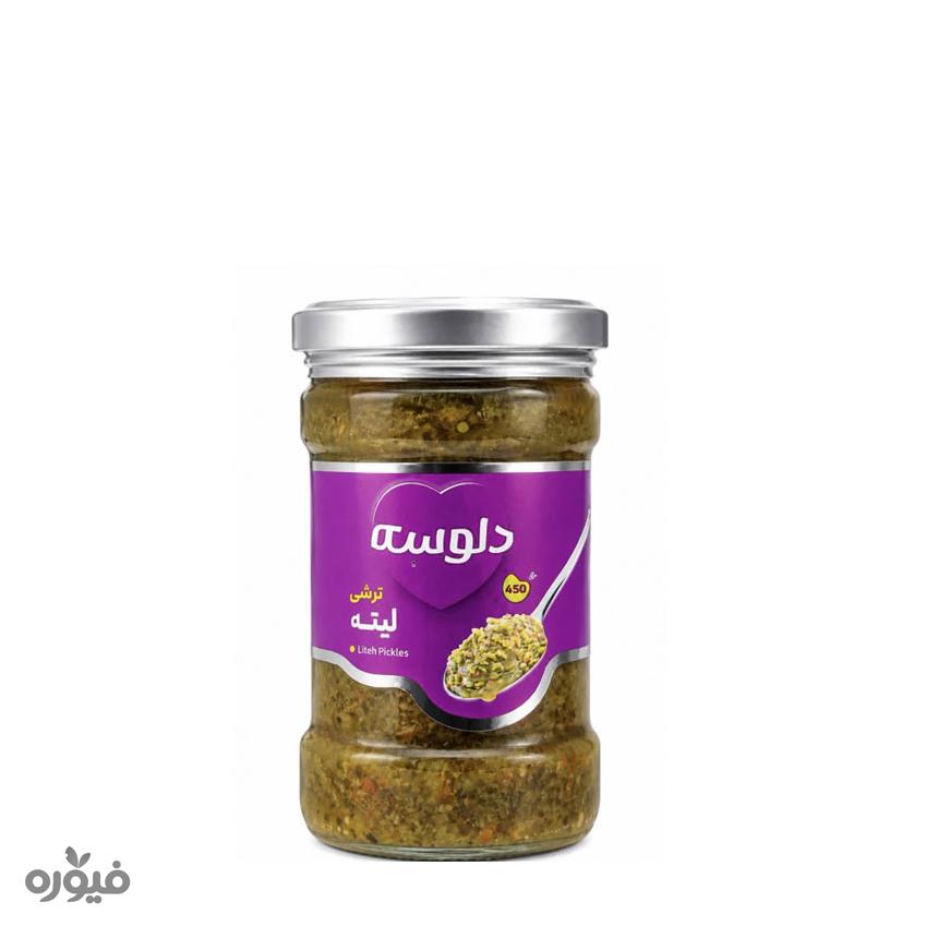 ترشی لیته 450گرمی دلوسه