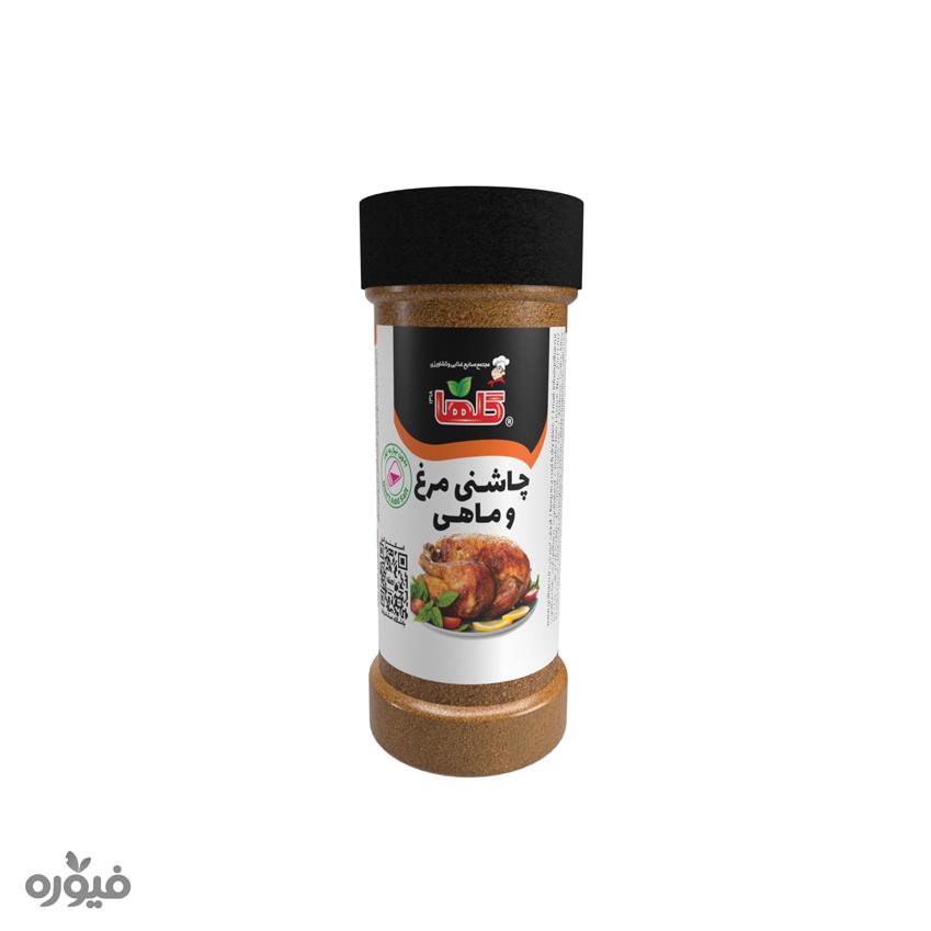 چاشنی مرغ و ماهی پت 100 گرمی گلها
