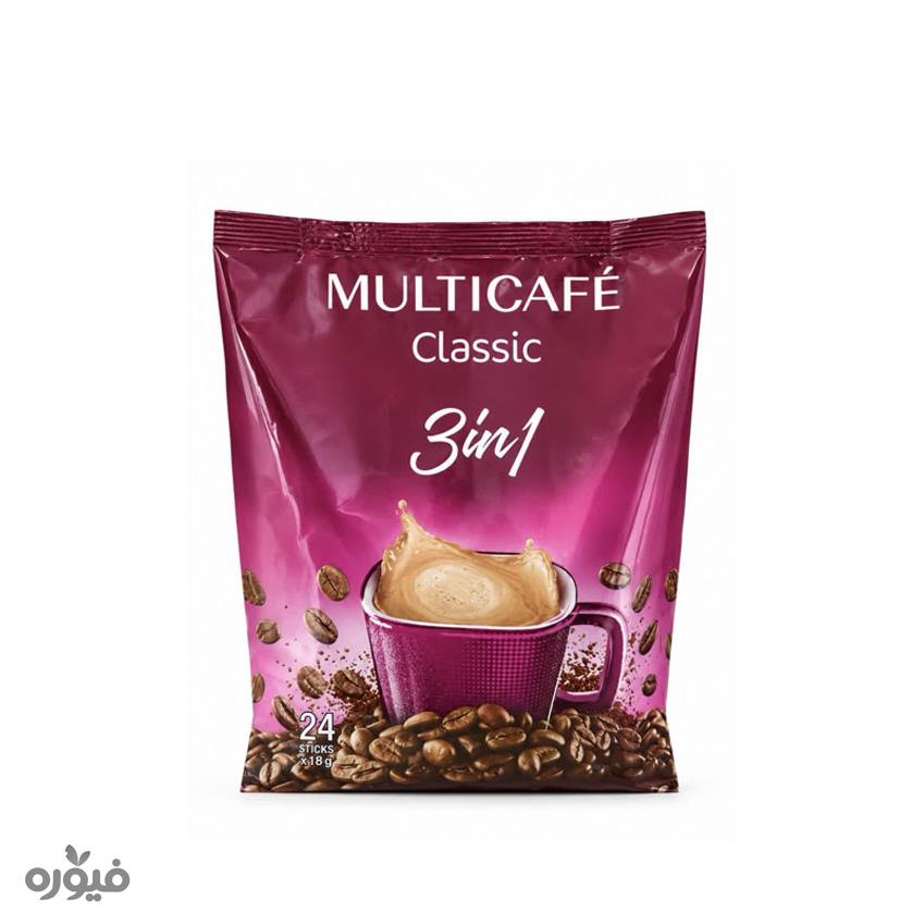 کافی میکس کلاسیک 1*3سلفونی 24 عددی مولتی کافه
