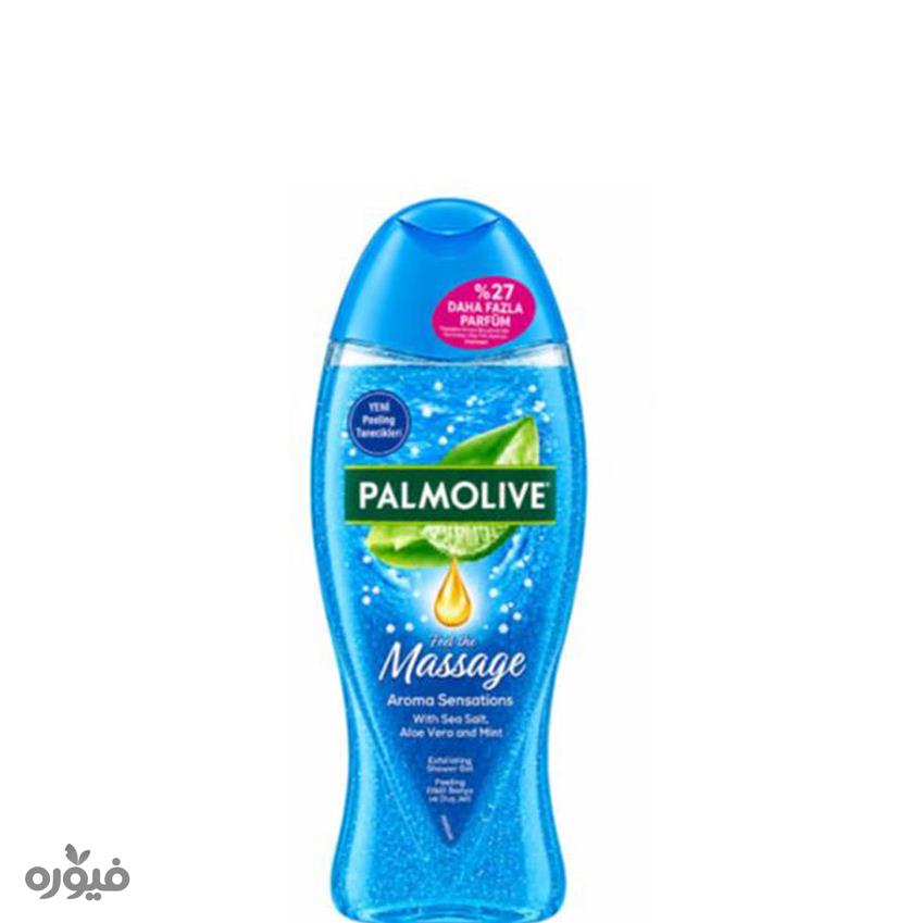 شامپو بدن لایه بردار حاوی نمک دریایی ، آلوئه ورا و نعناع 500ml پالمولیو (Palmolive)