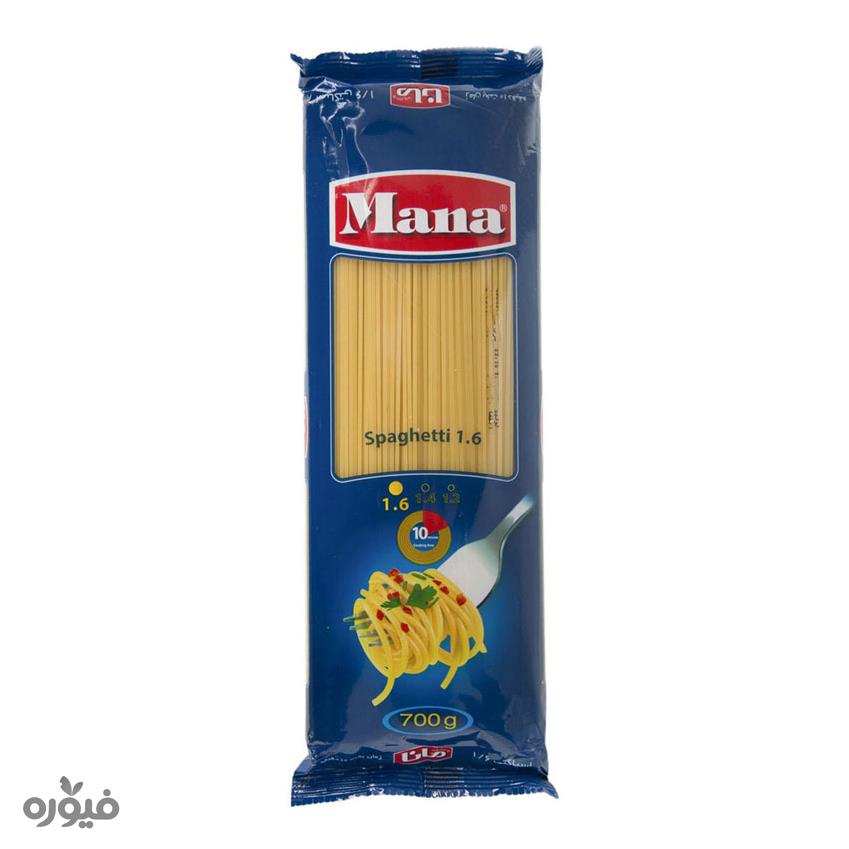 اسپاگتی قطر 1/6 700 گرمی مانا