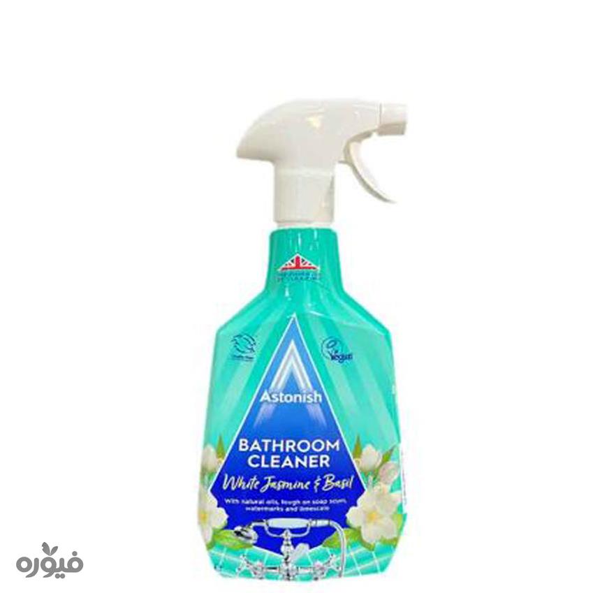 اسپری شوینده حمام با رایحه یاس سفید و ریحان 750ml استونیش(Astonish)